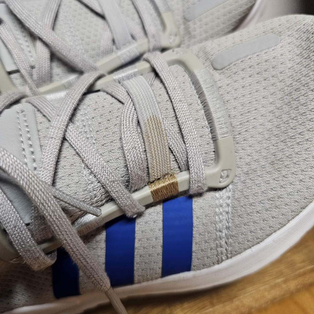 Adidas Kids Originals U Path Run Gray Blue Sneakers Basketball Big Boys Size 3 - Picture 5 of 8